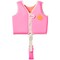 Sunnylife: Kids Float Vest 1-2 - Poppy the Peach - Neon Pink Fruit, Children Up To 33lbs, Pool & Water Jacket, Zip Front, Safety Strap, Natural Rubber